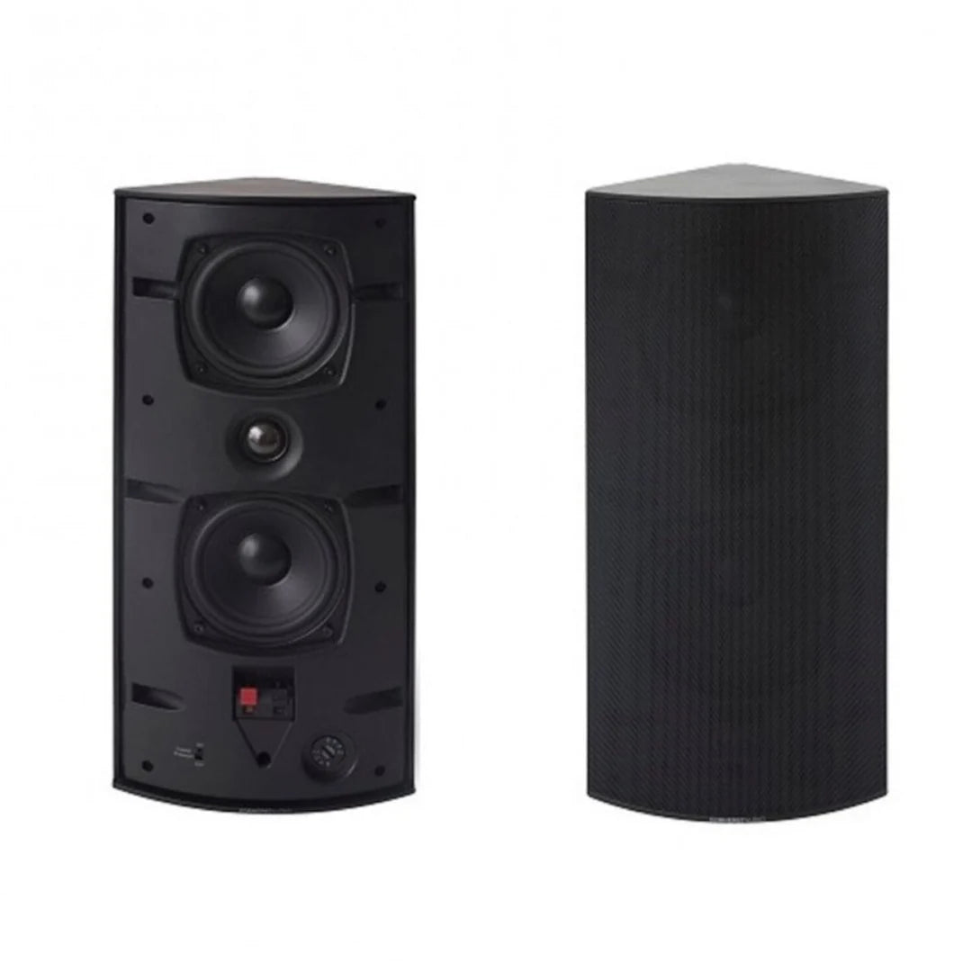 Eén zwarte speaker met front